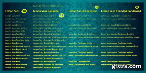 TD Lemon Sans Font - 60 Font $ 2016