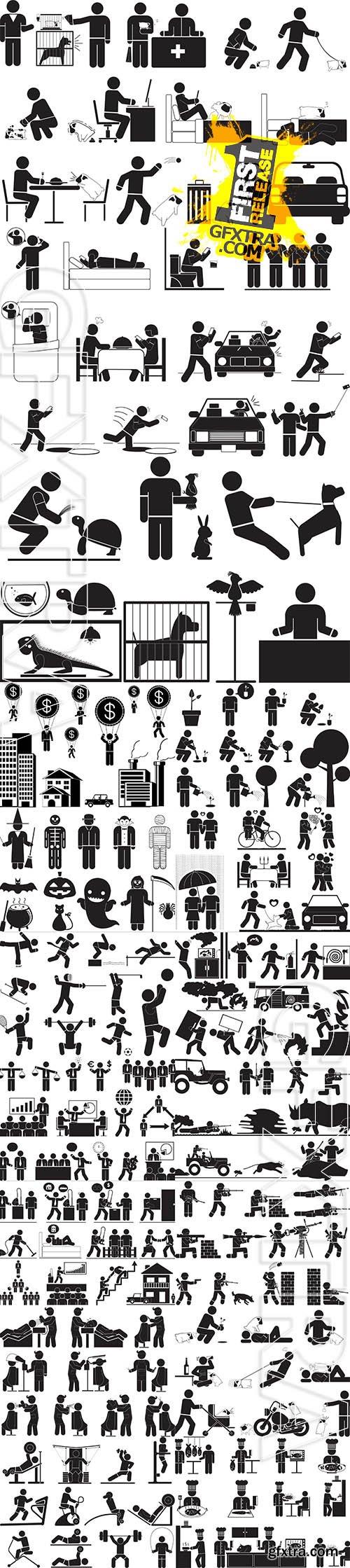 Vector - People Silhouette & Icons