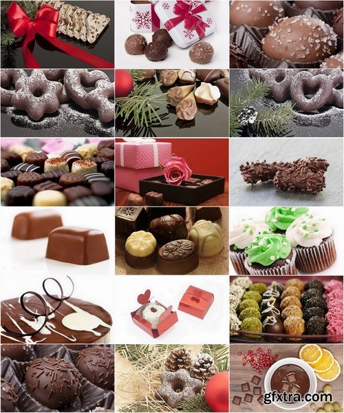 Collection of various festive sweets #2-25 UHQ Jpeg