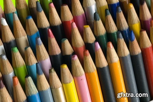 Collection of colored pencils #2-25 UHQ Jpeg