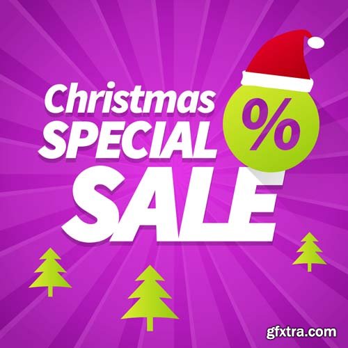 Christmas Sale Baners -25x EPS