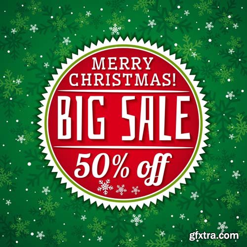 Christmas Sale Baners -25x EPS