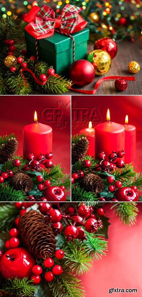 Stock Photo - Christmas & New Year 2015 Backgrounds 4