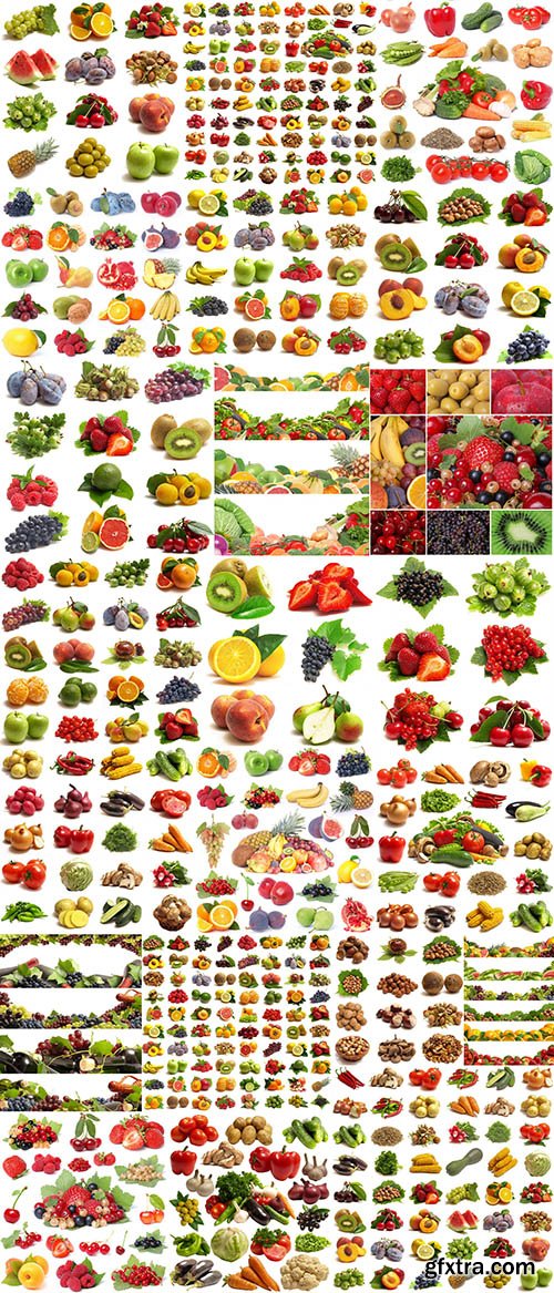 Fruit and Vegetables, 25xUHQ JPEG