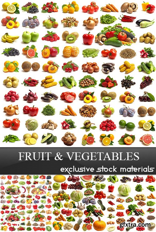 Fruit and Vegetables, 25xUHQ JPEG