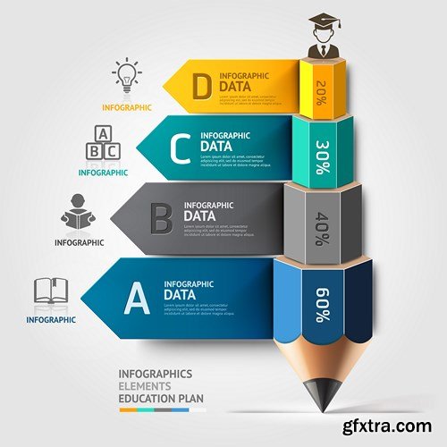 Infographics Design Elements, 25xEPS