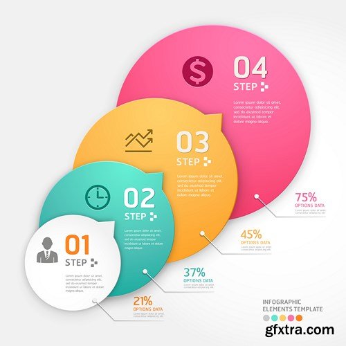 Infographics Design Elements, 25xEPS