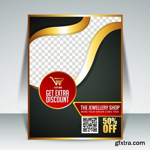 Stock Vectors - Business Flyer Template 3, 25xEPS