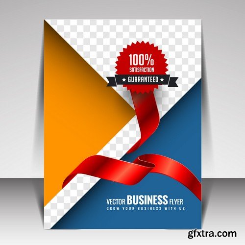 Stock Vectors - Business Flyer Template 3, 25xEPS