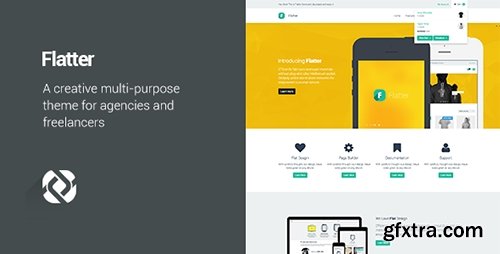 ThemeForest - Flatter v1.4.0 - Multi-Purpose Theme for Your Creativity