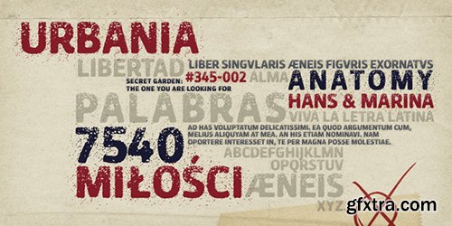 Urbania Font Family - 2 Font $56