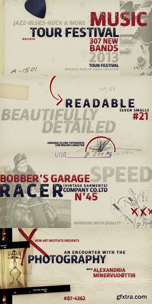 Urbania Font Family - 2 Font $56