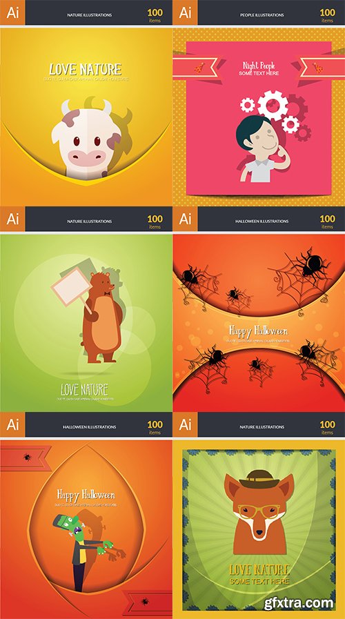 Complete Illustrations Bundle 3,000 Top-Quality Vector Illustrations + Huge Bonus