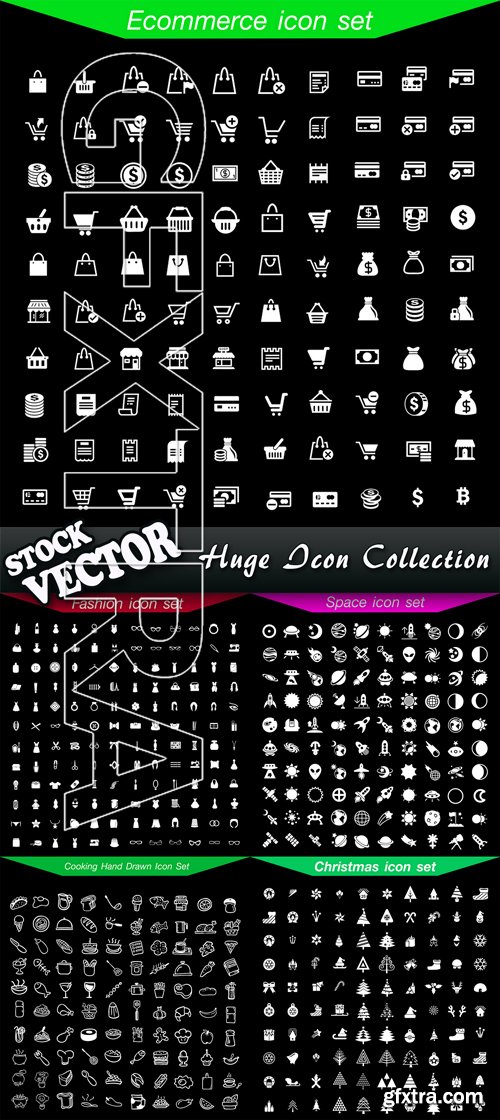 Stock Vector - Huge Icon Collection