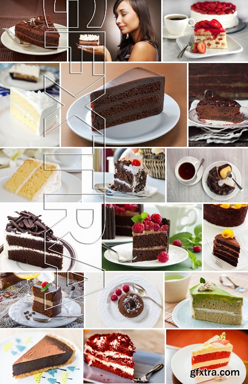 Stock Photos - Cakes, 25xJPG