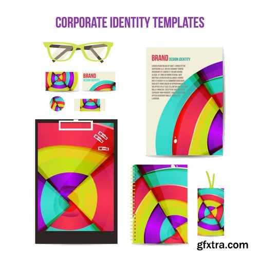 Stock Vectors - Corporate Templates For your Company, 25xEPS