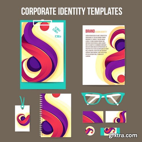 Stock Vectors - Corporate Templates For your Company, 25xEPS