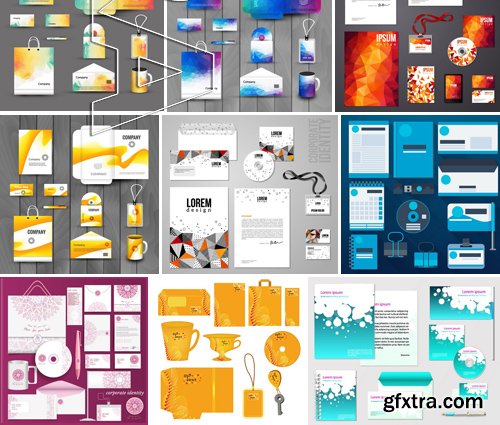 Stock Vectors - Corporate Templates For your Company, 25xEPS