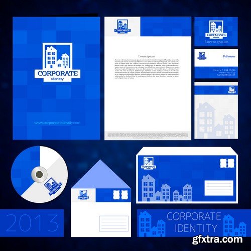 Stock Vectors - Corporate Templates For your Company, 25xEPS