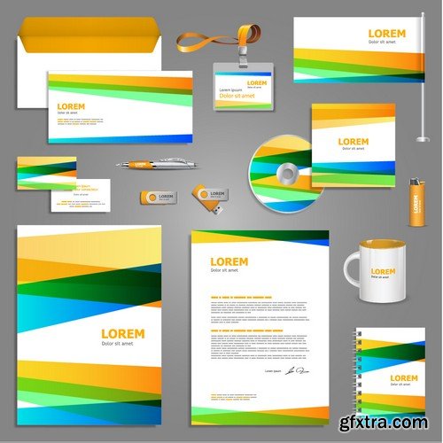 Stock Vectors - Corporate Templates For your Company, 25xEPS