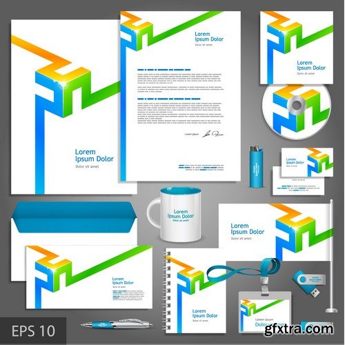 Stock Vectors - Corporate Templates For your Company, 25xEPS