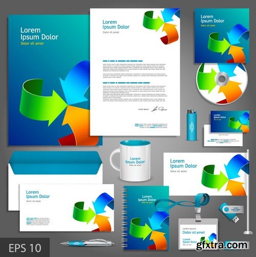 Stock Vectors - Corporate Templates For your Company, 25xEPS