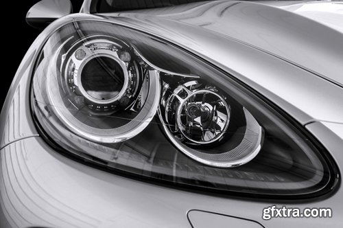 Collection of different car headlights 25 UHQ Jpeg