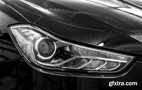 Collection of different car headlights 25 UHQ Jpeg