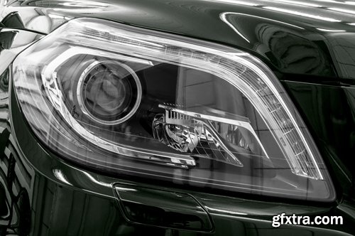 Collection of different car headlights 25 UHQ Jpeg