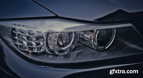 Collection of different car headlights 25 UHQ Jpeg