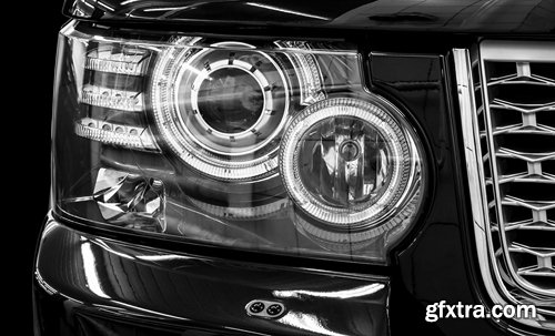 Collection of different car headlights 25 UHQ Jpeg