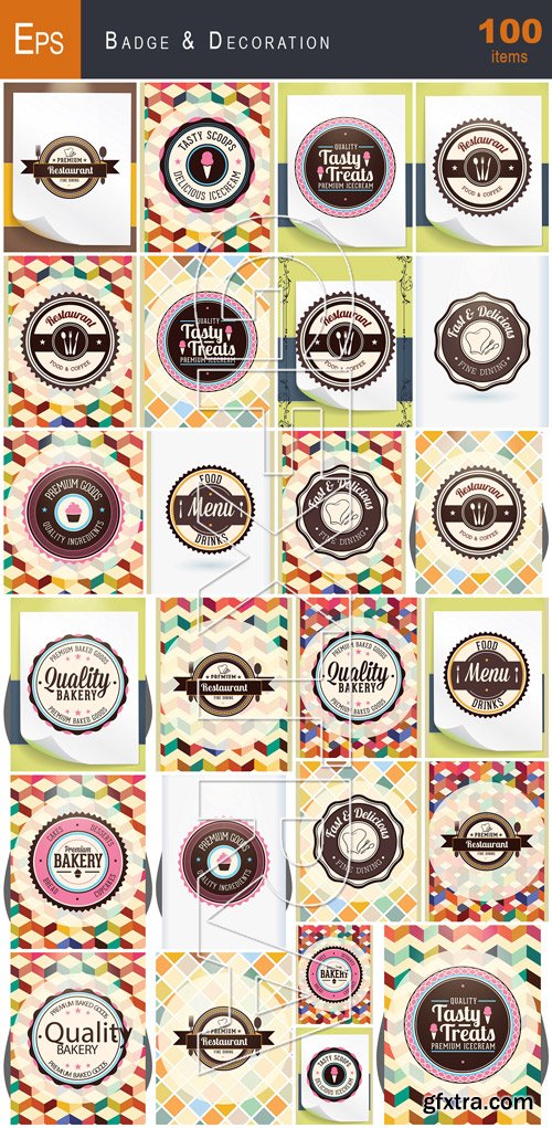 Badges & Decoration Brundle, 50 EPS