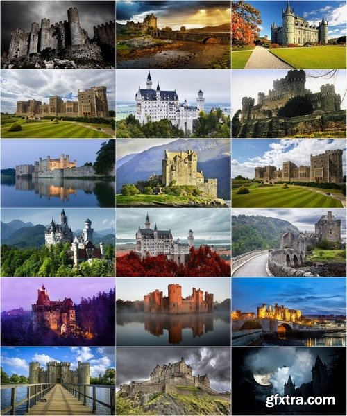 Collection of old castles 25 UHQ Jpeg