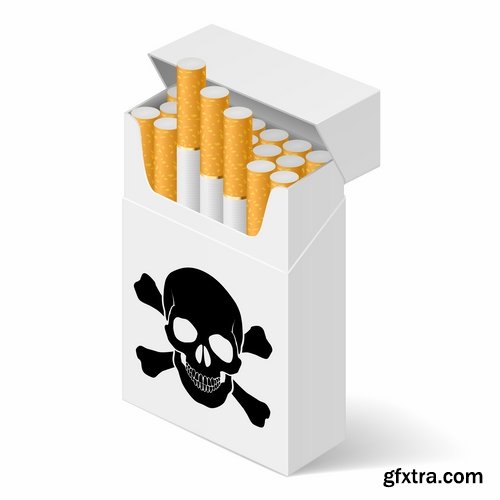 Collection of images of the anti smoking vector 25 Eps