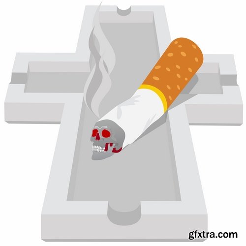 Collection of images of the anti smoking vector 25 Eps