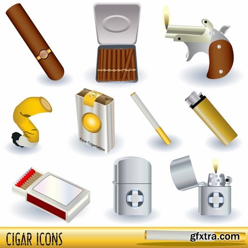 Collection of images of the anti smoking vector 25 Eps