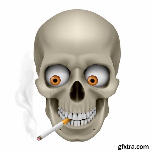 Collection of images of the anti smoking vector 25 Eps