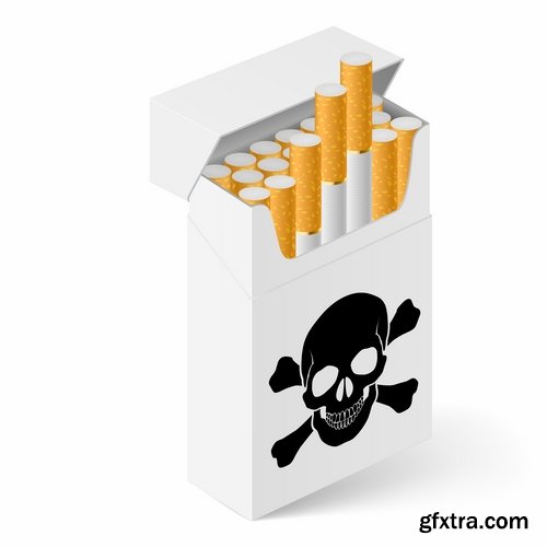 Collection of images of the anti smoking vector 25 Eps