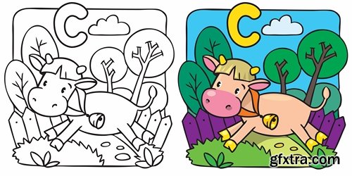 Collection of various children's coloring books 25 Eps