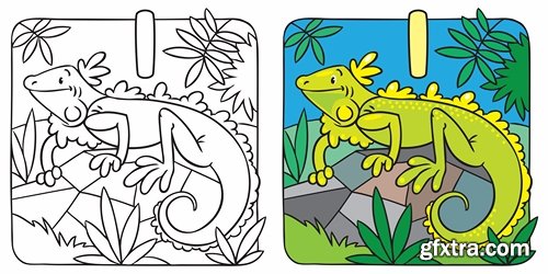 Collection of various children's coloring books 25 Eps