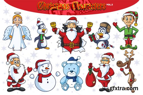 Christmas Vector Characters Vol 2