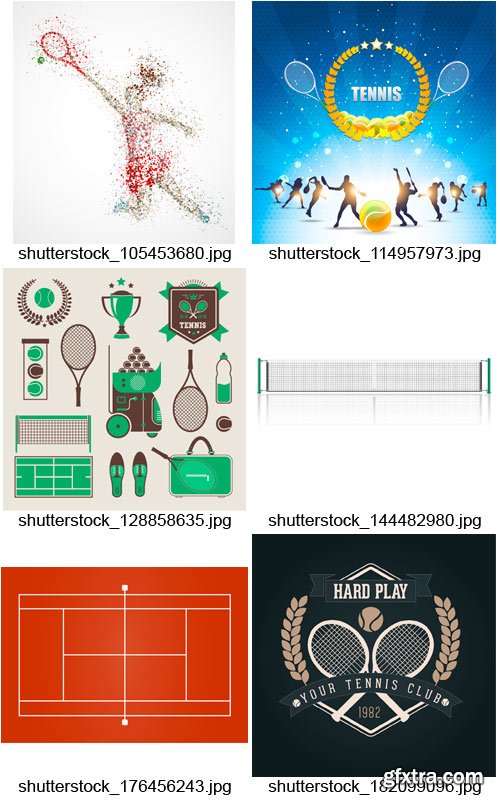 Amazing SS - Tennis Design Elements, 25xEPS