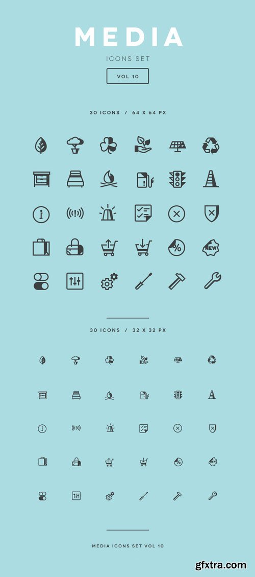 Media Icon Set Vol10