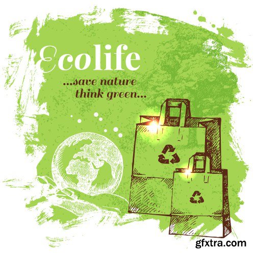 Eco Life Vector Set