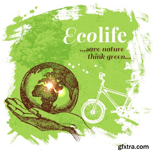 Eco Life Vector Set