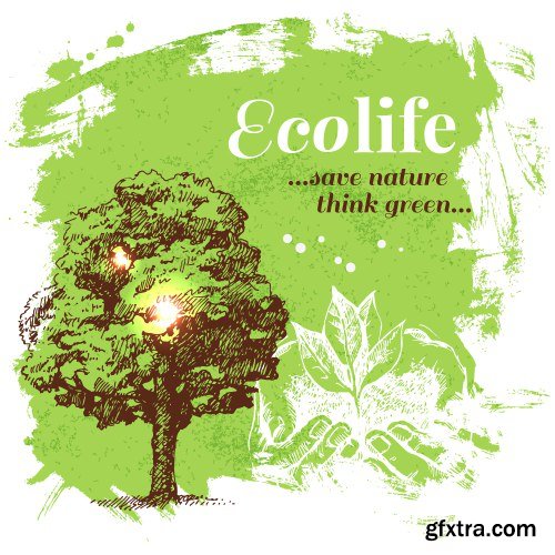 Eco Life Vector Set