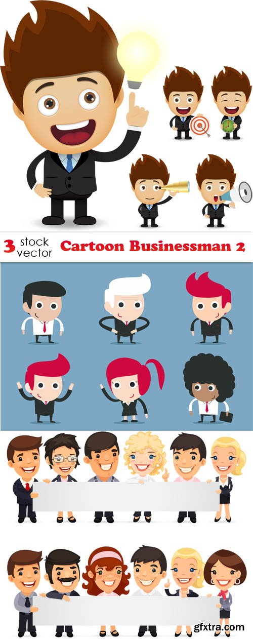 Vectors - Cartoon Businessman 2