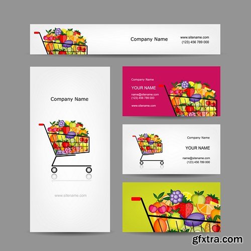 Design Cards of the Company, 25xEPS