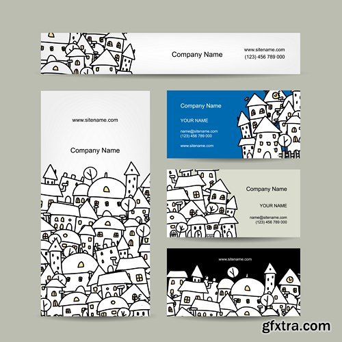 Design Cards of the Company, 25xEPS