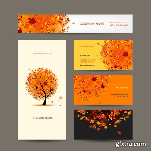 Design Cards of the Company, 25xEPS